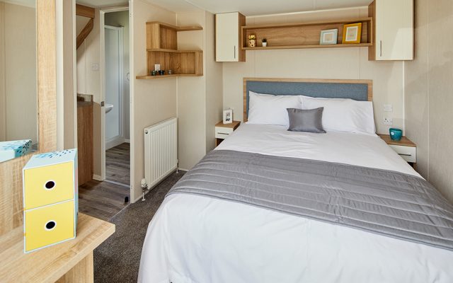 Loft Bedroom in platinum loft caravan.