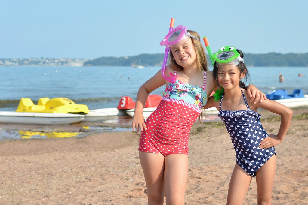 South Devon beach summer holiday Kids on the beach