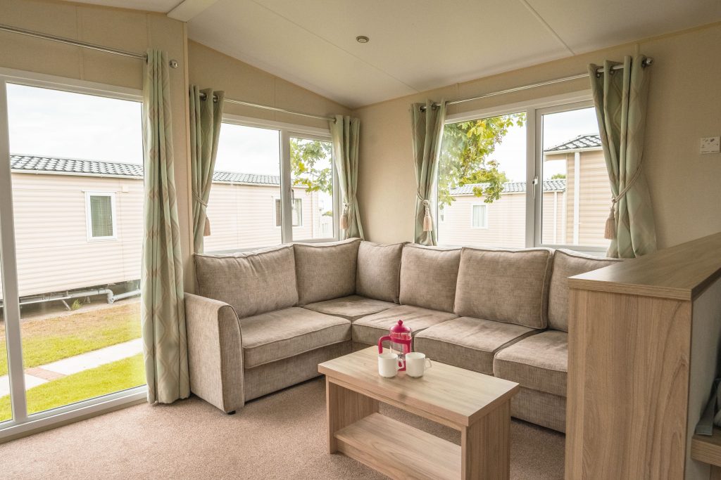Comfort Caravan Lounge in Devon