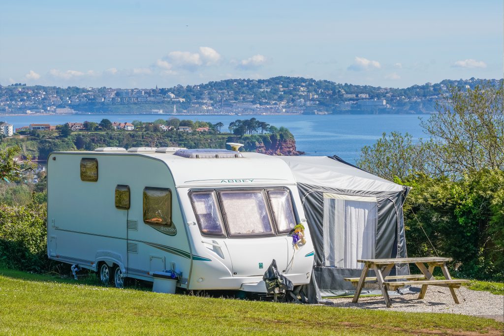 Touring caravan sites and campsites in Devon
