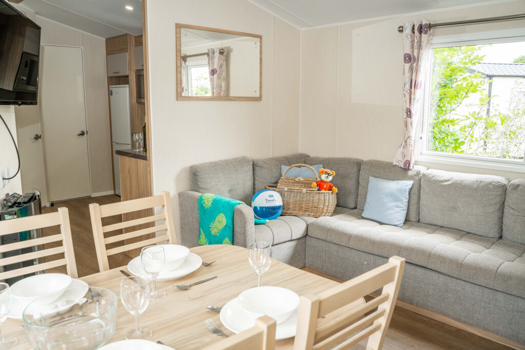 Premier Caravan Dining and Living room Beverley Holidays