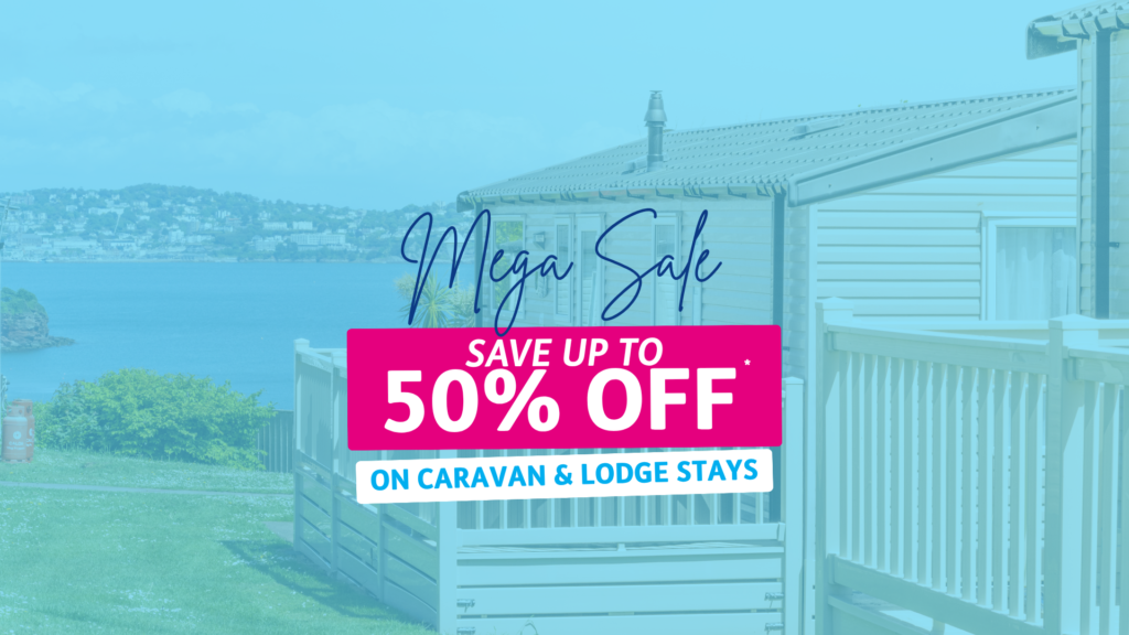 Mega Sale - up to 50% off selected caravan and lodge stays