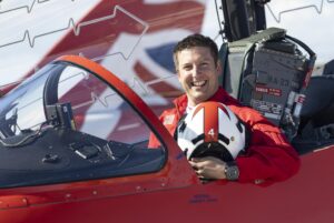 English Riviera airshow. Red arrows pilot. Torbay Airshow