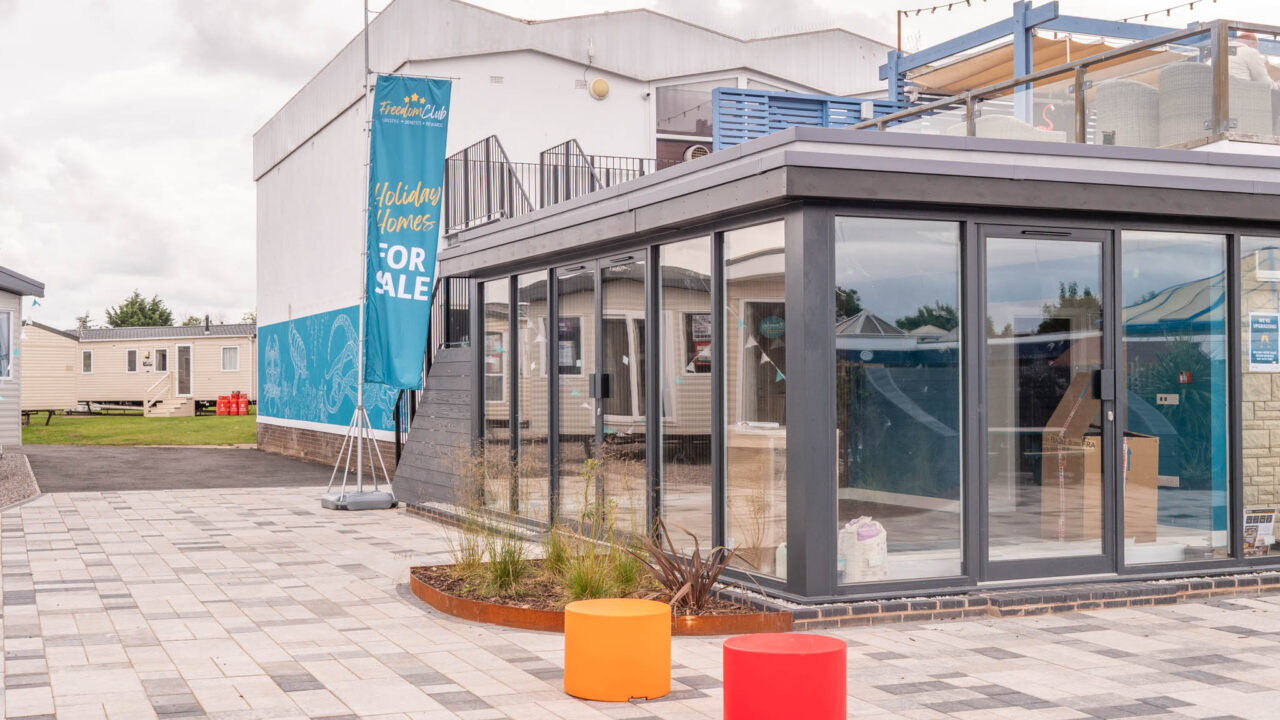 Sales office new glass