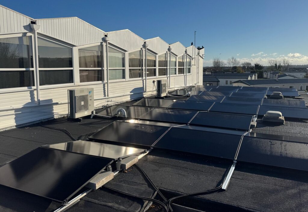 Solar panels on the Starlight Bar