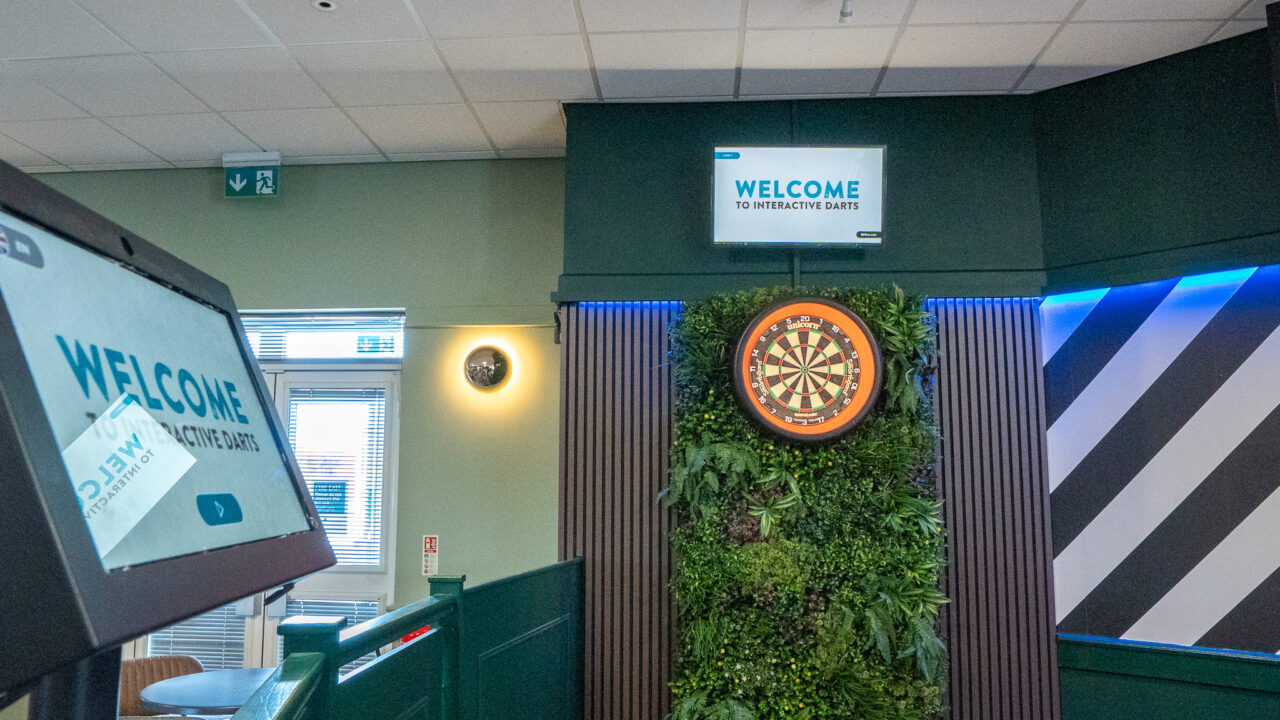 Interactive Darts in Saltwater Kitchen, Terrace & Bar