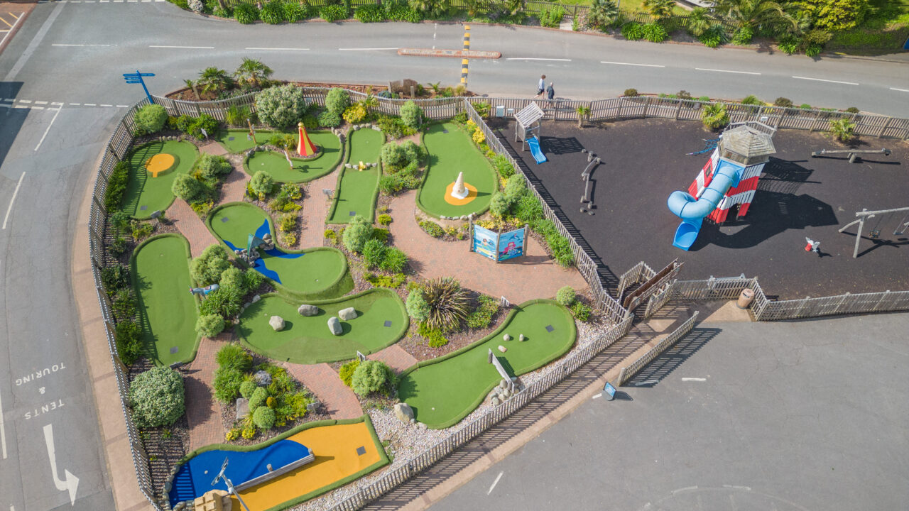 Crazy Golf and Land Ahoy adventure playground on Beverley Park