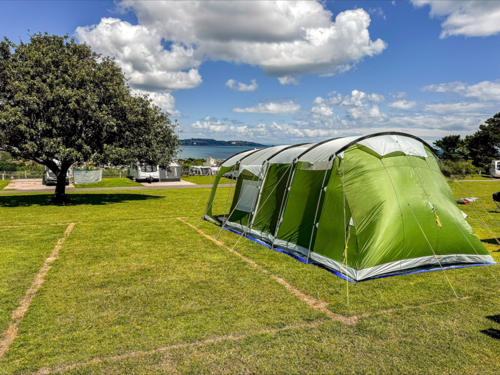Non Electric Camping Pitch with sea view